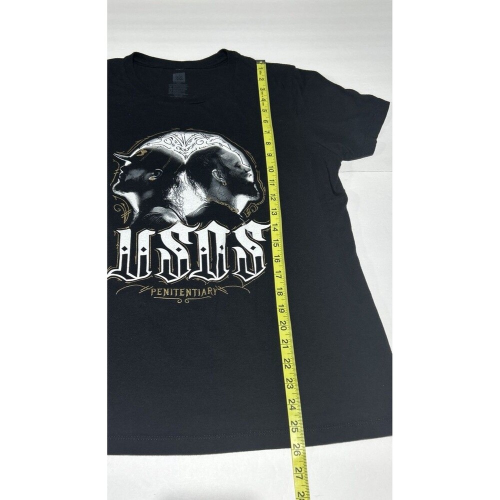 WWE Authentic The Usos Penitentiary Graphic Black T-Shirt Men's Size XXL Tee - Picture 5 of 6